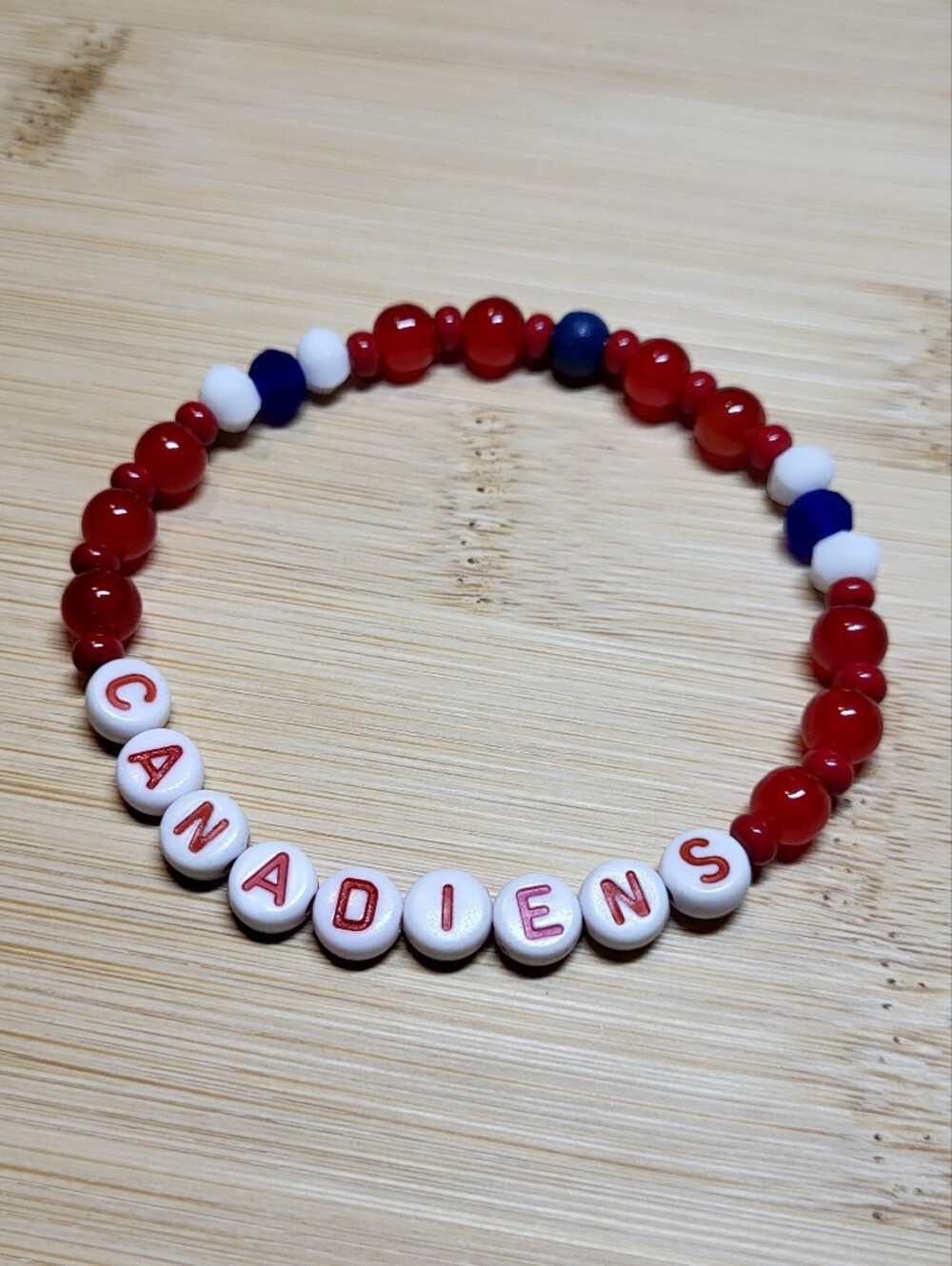 Montreal Canadiens Inspired Friendship Bracelet